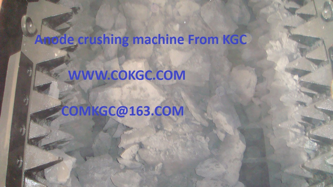 anode crushing machine
